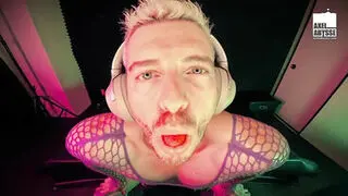 Naughty Axel Abysse Feeds His Hole With Strawberry